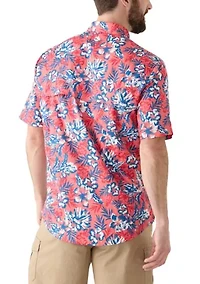 Short Sleeve Printed Fishing Shirt