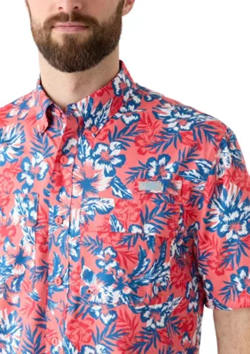 Short Sleeve Printed Fishing Shirt