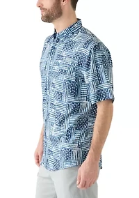 Americana Printed Fishing Shirt