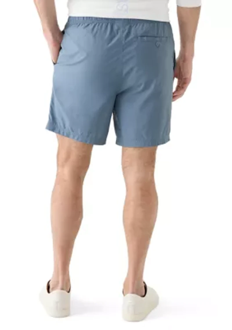 6" Solid Pull On Shorts