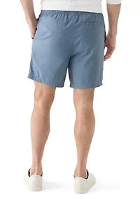 6" Solid Pull On Shorts