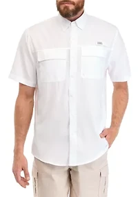 Short Sleeve Solid Fishing Shirt
