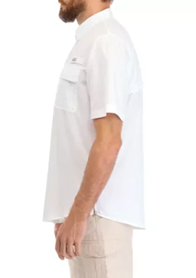 Short Sleeve Solid Fishing Shirt