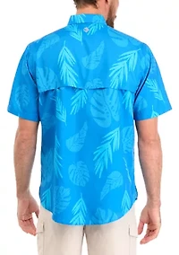 Short Sleeve Printed Fishing Shirt