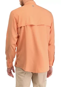 Long Sleeve Solid Fishing Shirt
