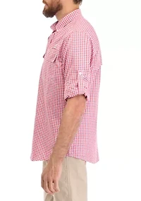 Long Sleeve Yarn Dyed Fishing Shirt
