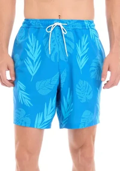 Printed Swim Trunks