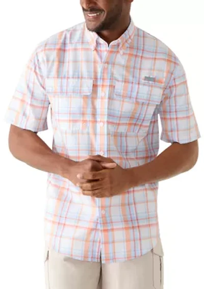 Men's Plaid Fishing Shirt