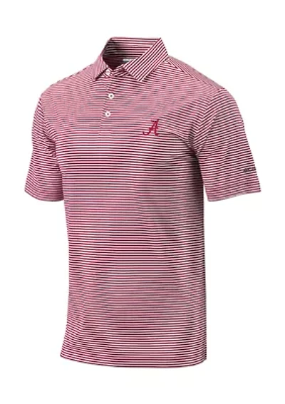 NCAA Alabama Crimson Tide Omni Wick Club Invite Polo Shirt