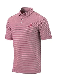 NCAA Alabama Crimson Tide Omni Wick Club Invite Polo Shirt