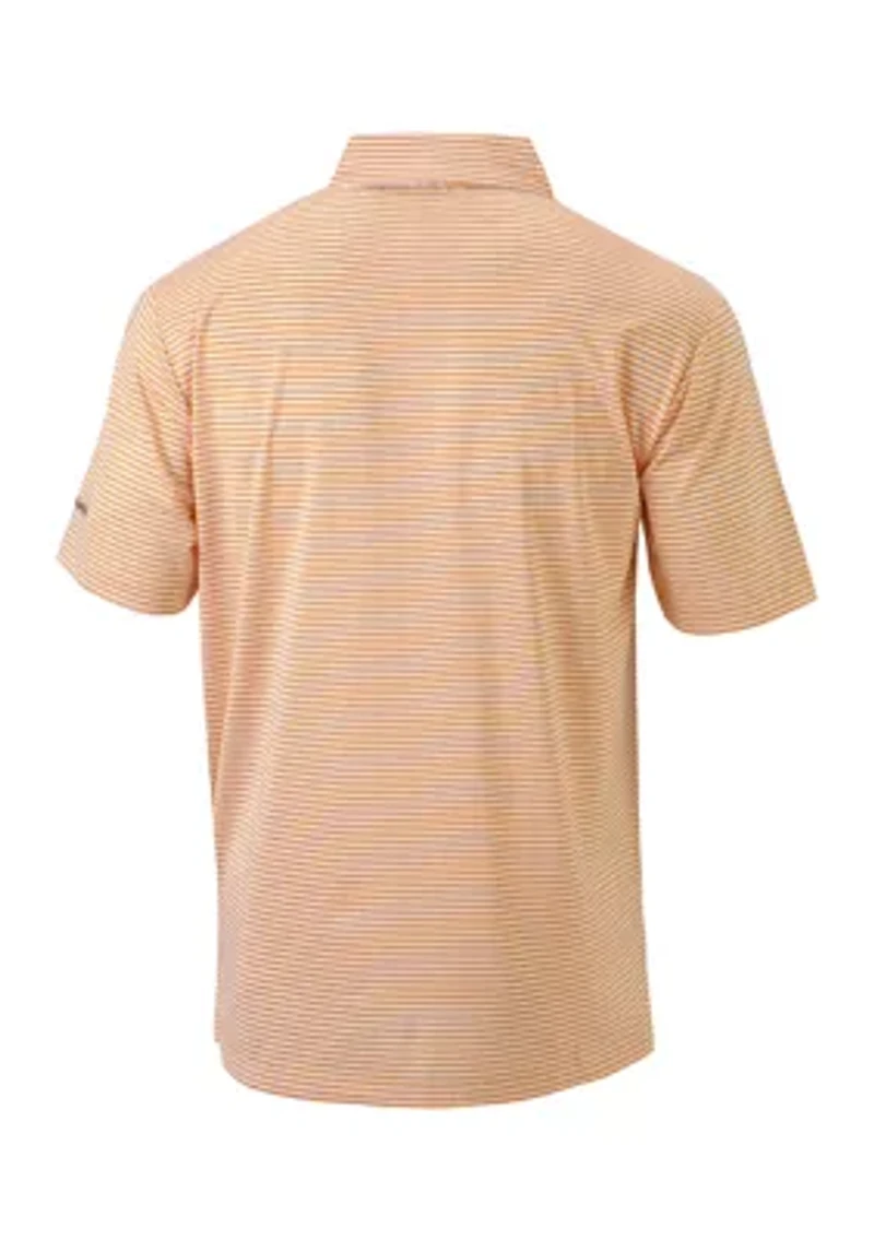 NCAA Tennessee Volunteers Striped Polo Shirt