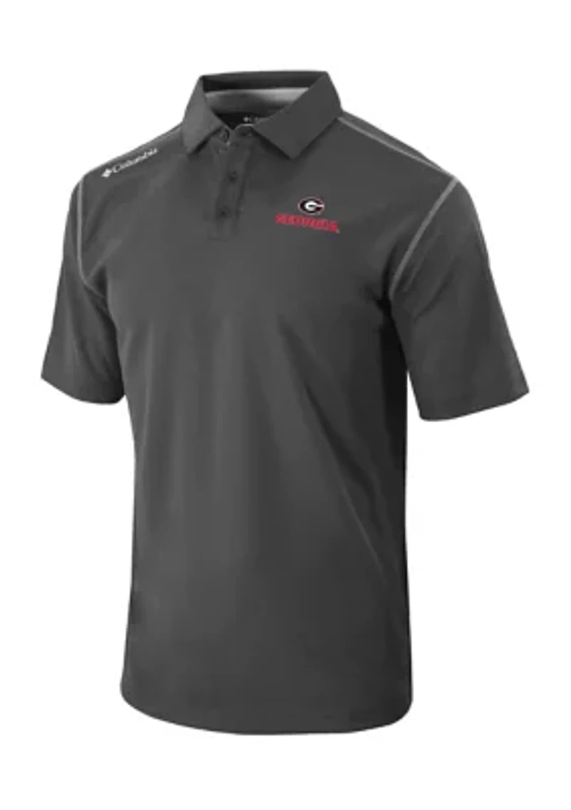 NCAA Georgia Bulldogs Shotgun Short Sleeve Golf Polo Shirt