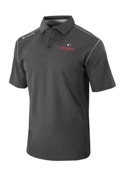 NCAA Georgia Bulldogs Shotgun Short Sleeve Golf Polo Shirt