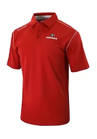 NCAA Georgia Bulldogs Shotgun Short Sleeve Golf Polo Shirt