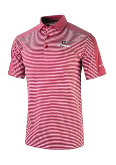 NCAA Georgia Bulldogs Contention Short Sleeve Golf Polo Shirt