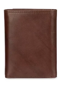 Crunch Leather Extra Capacity Trifold Wallet
