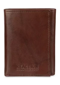 Crunch Leather Extra Capacity Trifold Wallet