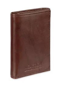Crunch Leather Extra Capacity Trifold Wallet