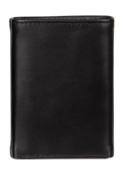 Leather Extra Capacity Trifold Wallet