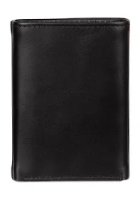 Leather Extra Capacity Trifold Wallet