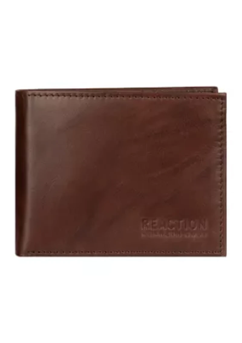 Crunch Leather Compact Bifold Wallet