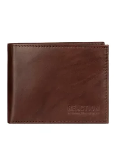 Crunch Leather Compact Bifold Wallet