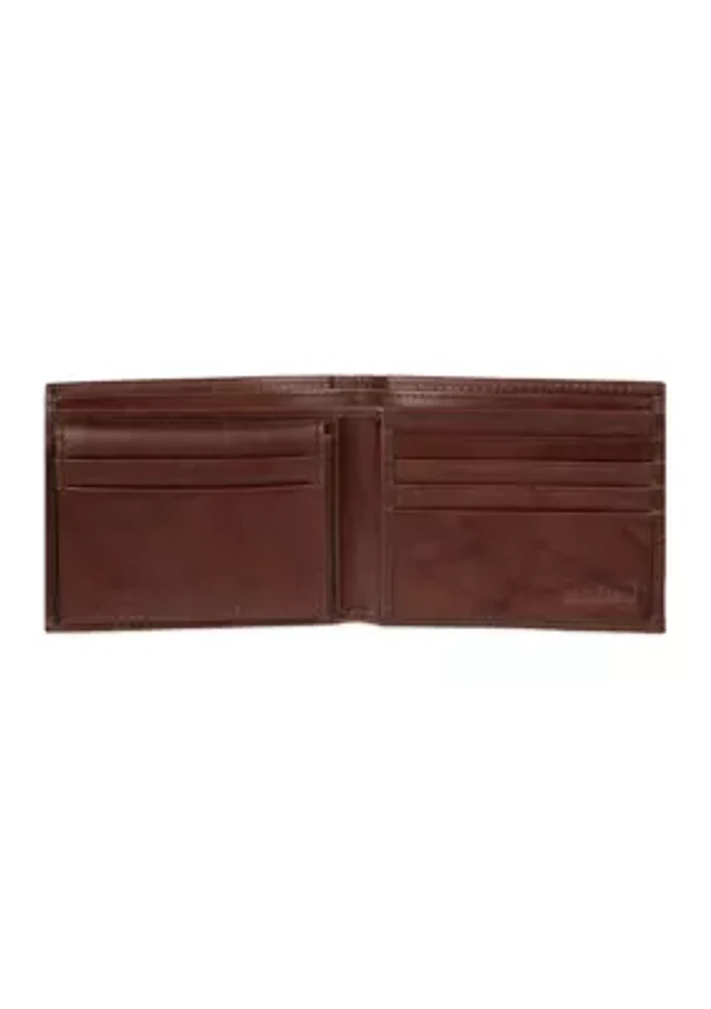 Crunch Leather Compact Bifold Wallet
