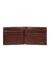Crunch Leather Compact Bifold Wallet