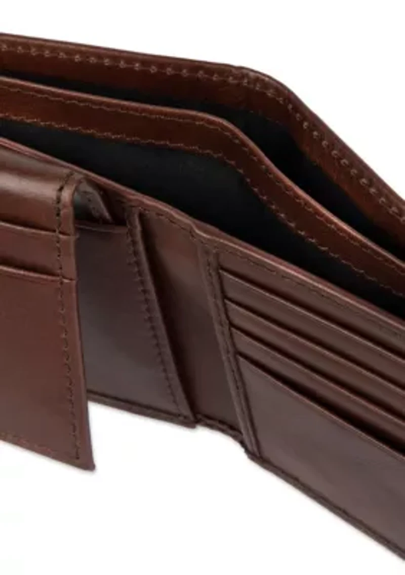 Crunch Leather Compact Bifold Wallet