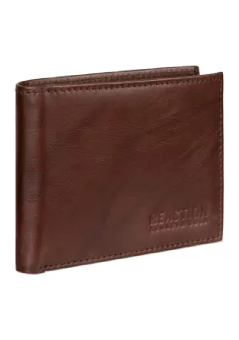 Crunch Leather Compact Bifold Wallet