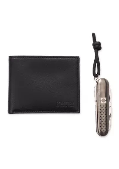 Stretch Slimfold Wallet with Multi Tool Set