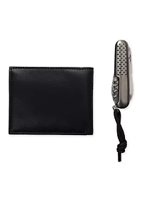 Stretch Slimfold Wallet with Multi Tool Set