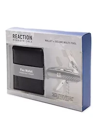 Stretch Slimfold Wallet with Multi Tool Set