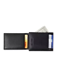 Men's Slim Front Pocket Wallet with Money Clip/Multi Tool Set