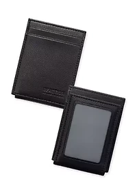 Men's Slim Front Pocket Wallet with Money Clip/Multi Tool Set