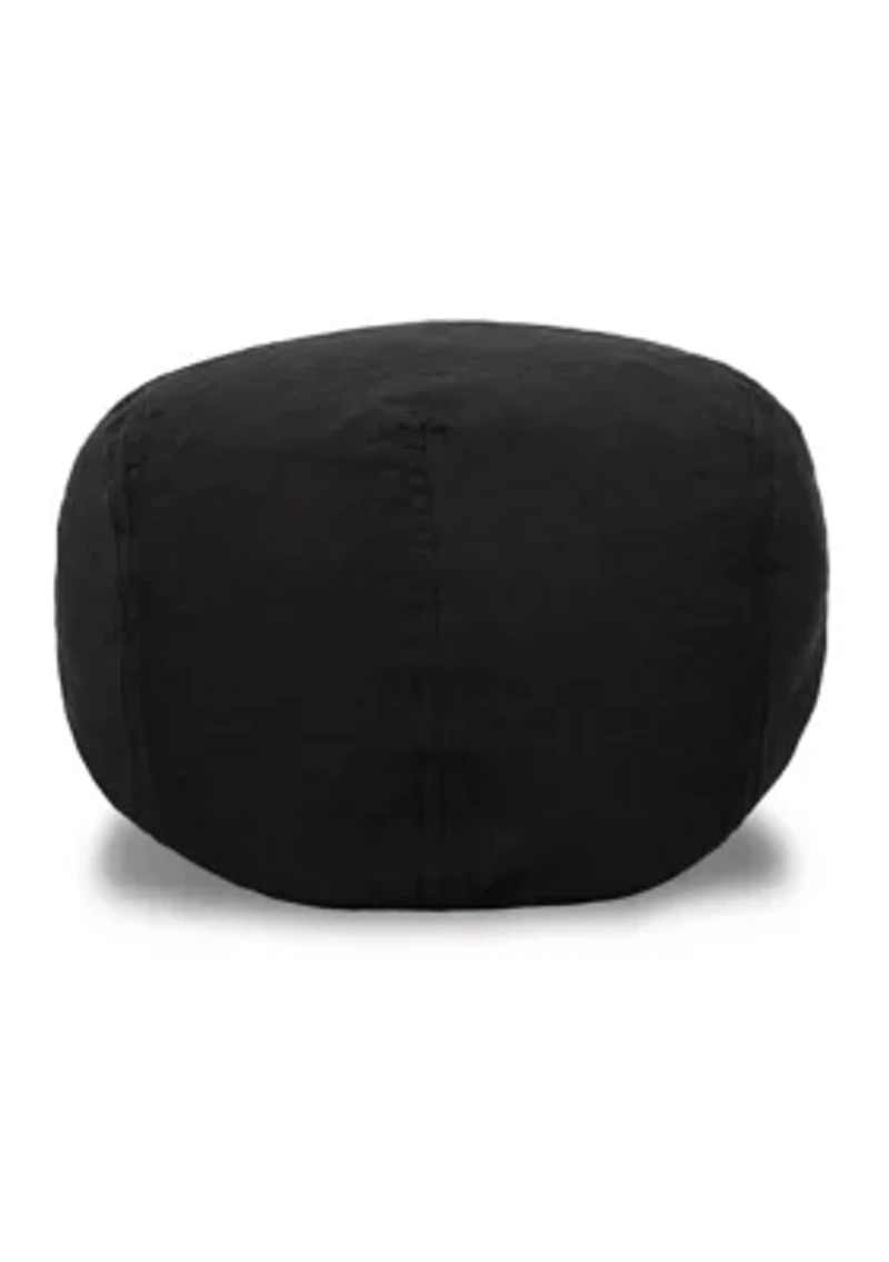 Men's Ripstop Flat Cap Ivy Hat with Sherpa Lining