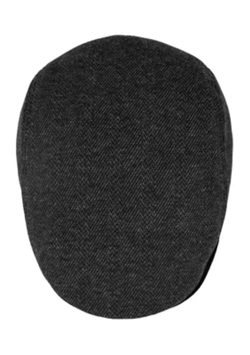 Guncheck Pattern Ivy Hat with Sherpa Lining