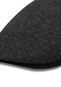 Guncheck Pattern Ivy Hat with Sherpa Lining