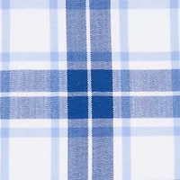 Slim Fit Stretch Plaid Long Sleeve Shirt