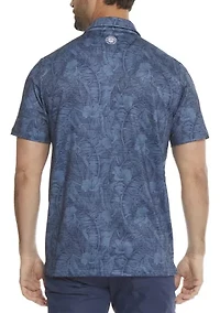 Montauk Botanical Print Polo Shirt