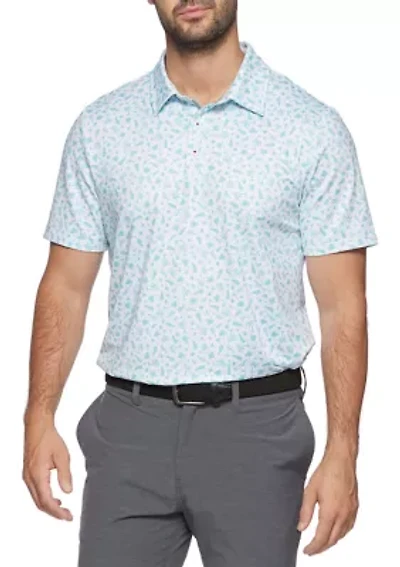 Sunnyvale Island Print Polo Shirt