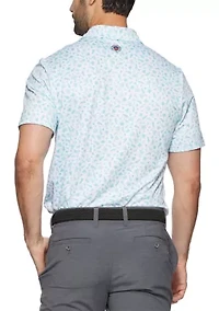 Sunnyvale Island Print Polo Shirt