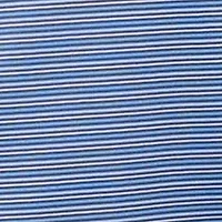 Contrast Collar Striped Performance Polo Shirt