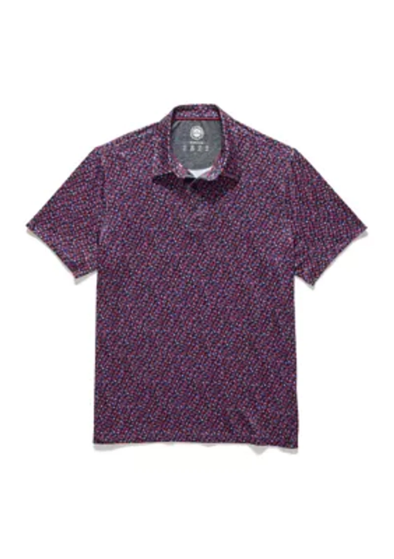 Men's MVP Winfield Star Print Polo Shirt
