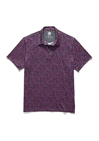 Men's MVP Winfield Star Print Polo Shirt