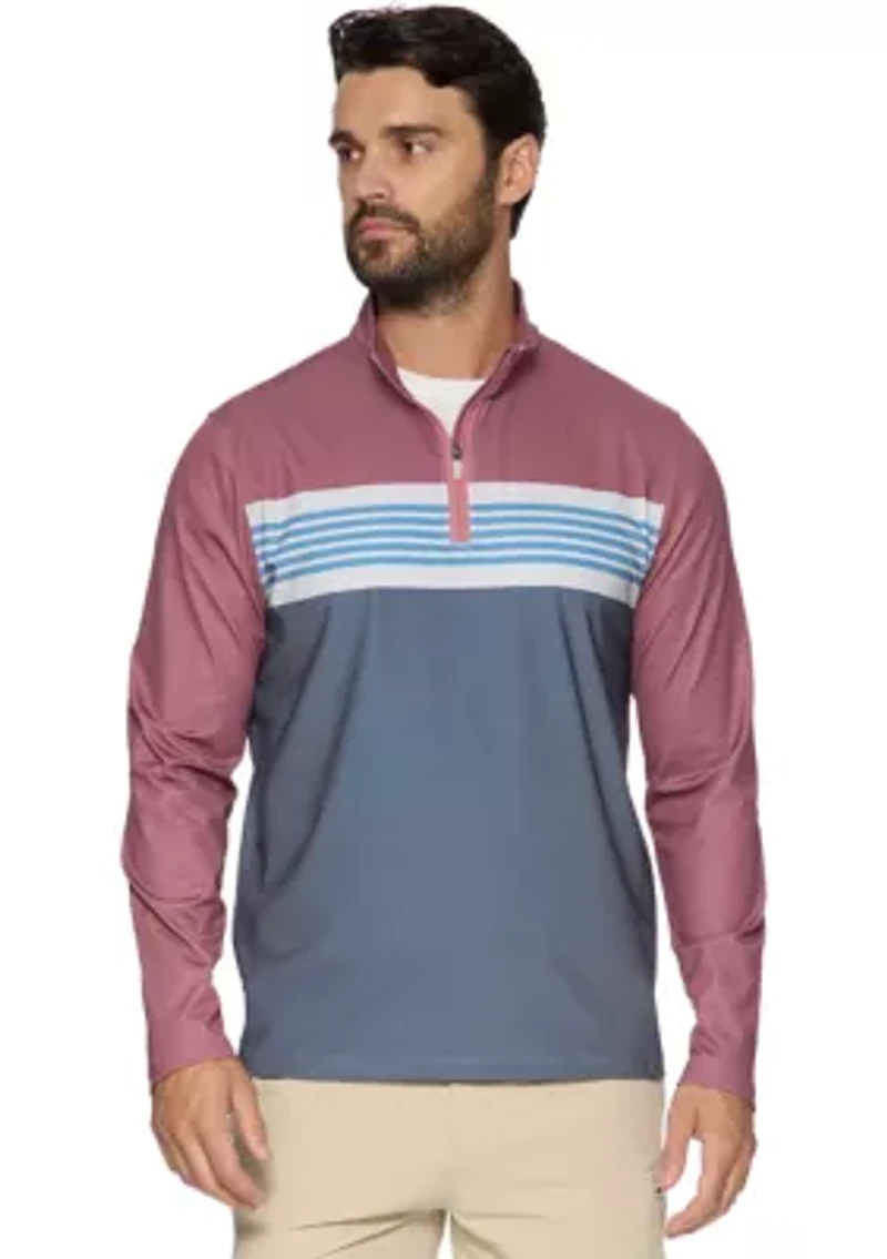 Men's Block Stripe Pullover