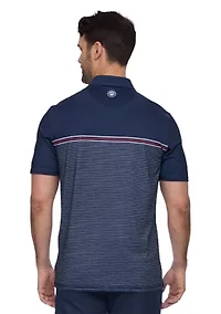 Men's Americana Striped Polo Shirt
