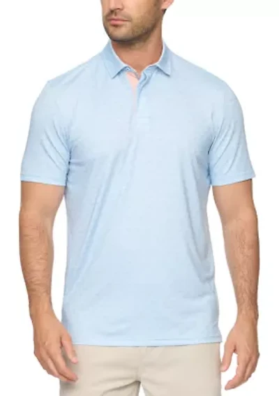 Men's Geo Print Collared Shirt