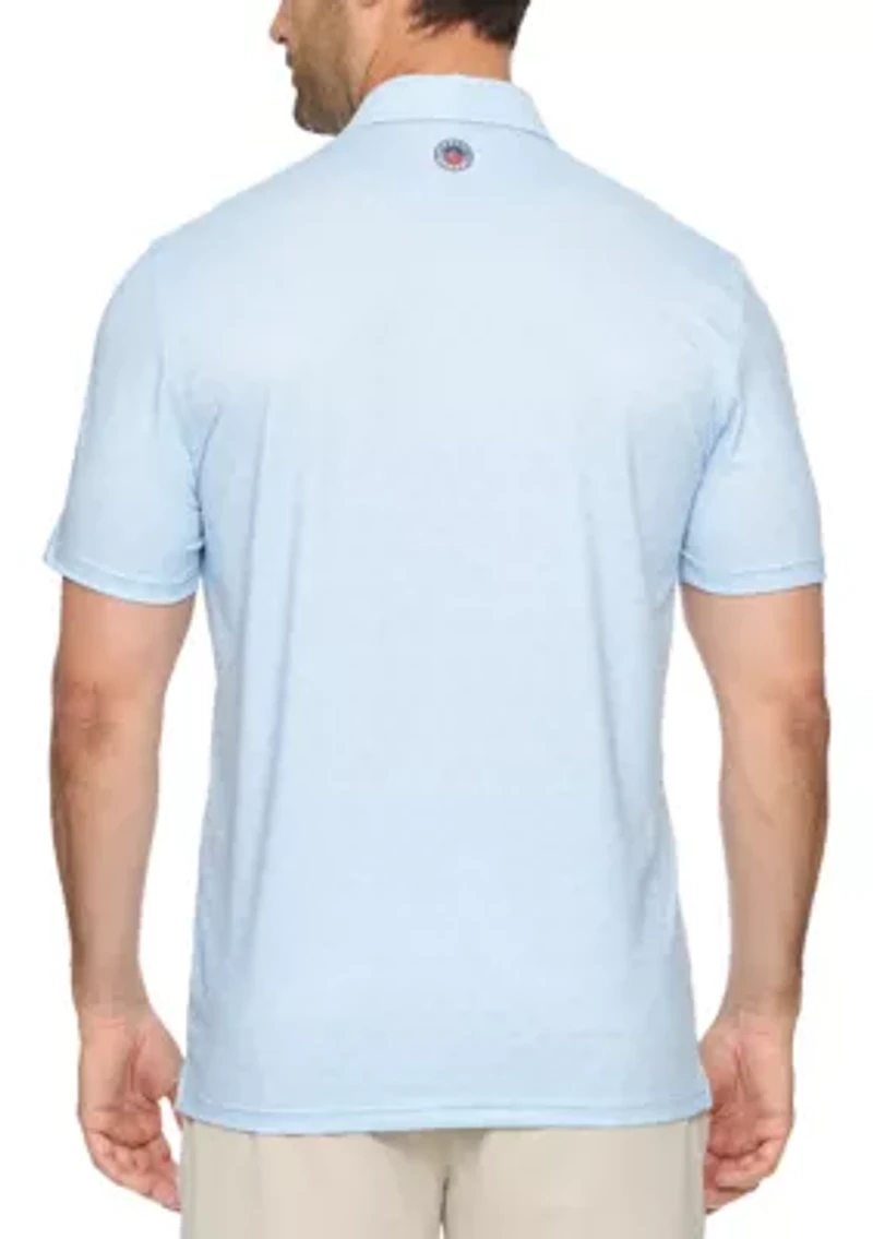 Men's Geo Print Collared Shirt