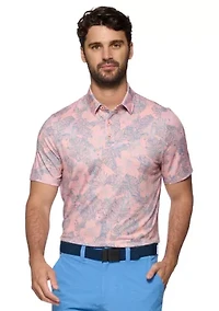Men's Manteca Floral Printed Polo Shirt